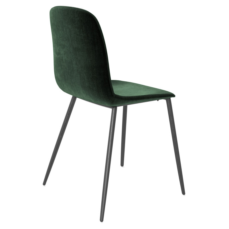 Lunar Velvet Upholstered Side Chair & Reviews AllModern